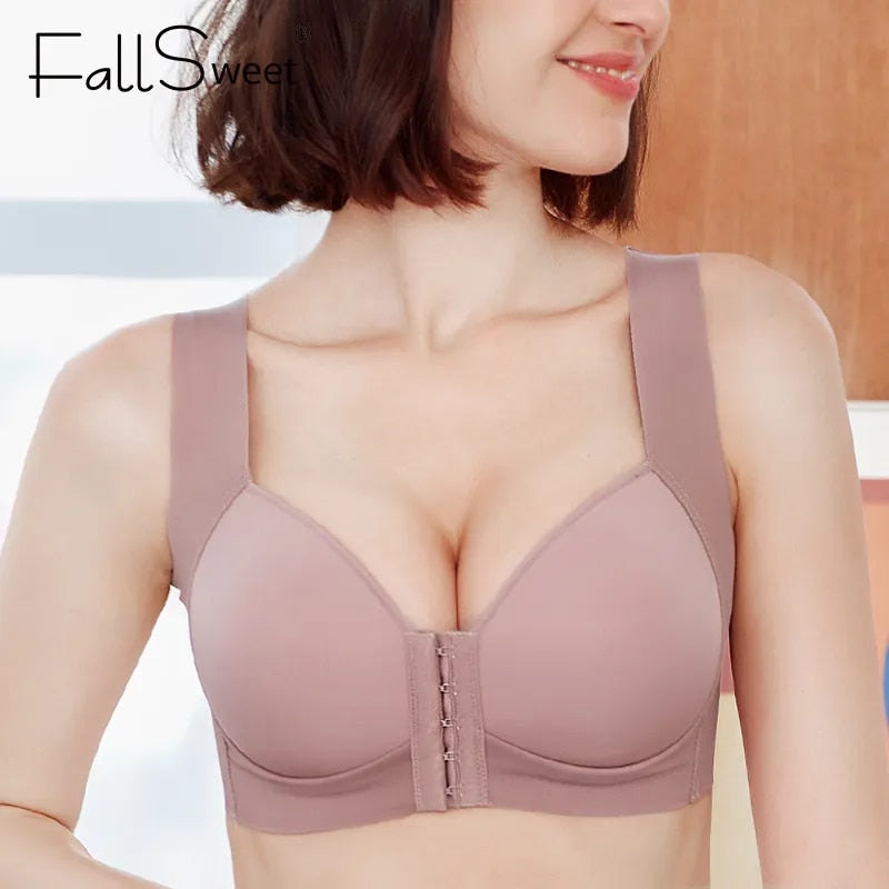 48C Bras for Plus Size Women Forme Bra Posture Correcting Bras Front  Closure Bralettes for Women Underwire Bras for Women School Girl Outfit  Lingerie